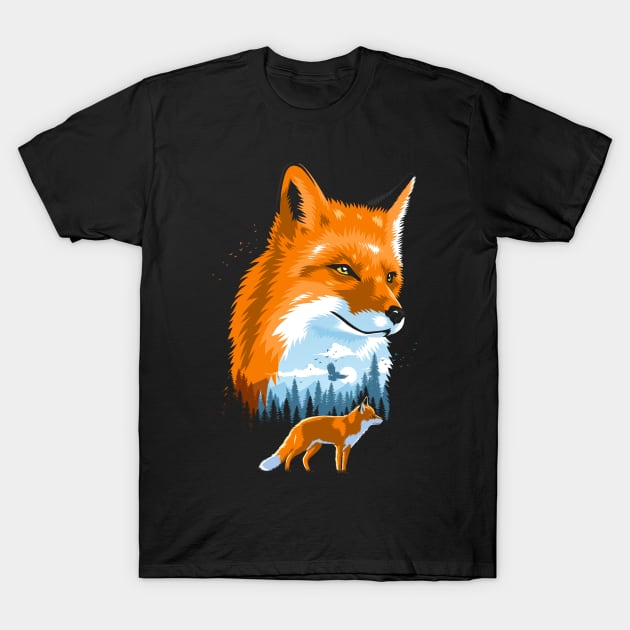 Wild Fox T-Shirt by albertocubatas